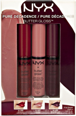 NYX Butter Lipgloss Pure Decadence Set